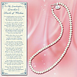 Genuine Freshwater Pearl Necklace For Granddaughter: Grandma's Pearls Of Wisdom